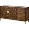MASSIVMOEBEL24.DE credenza in legno di Mango 145x40x77 marrone oliato DIAMOND #207