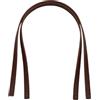 ZacLAy 2 Manici in Pelle per Borsa Tracolla Staccabile Cinturino per Borsa Cinturino per Tracolla Accessori di Ricambio Fai da Te, caffè Scuro, Taglia Unica