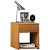VCM Comodino in Legno Tavolino Cassetto Console Sledo Mini Faggio