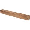 levandeo Mensola da parete in legno massiccio, 100 x 10 cm, colore rovere colorato, vintage, design rustico