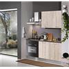 My Brand Germanvox Cucina Moderna Completa, Angolo Cottura 150 cm Elettrodomestici Inclusi