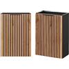 Lomadox Mobile sottolavabo, 40 cm, mobiletto sottolavabo, mobiletto da bagno, porta in legno di quercia, 40 x 57 x 22 cm