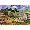 1art1 Vincent Van Gogh Poster XXL Casolari con Tetti di Paglia A Cordeville, Auvers-Sur-Oise, 1890 Stampa Geante 120x80 cm