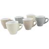 BuyStar Set 6 tazzine Tazze da caffè in Ceramica | Servizio da caffè | Bicchierini Espresso tazzina caffè Coffee Espresso, Assortito