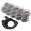 CSC Sewing Parts 1 Custodia per Bobina 359841-900 e 10 Bobine 359838-900 Compatibile con/Sostituzione per Singer Inspiration 4205 4206 4210 4212 4220 4228 (cestello Porta Bobina spolina)