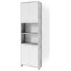 Vicco Mobile bagno alto Maris, Calcestruzzo, 56.1 x 190 cm, per la conservazione di accessori da bagno e ripiani regolabili in altezza
