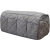 VMDVBNA Organizzatore Bracciolo Divano Borsa portaoggetti for bracciolo Lavabile in Lavatrice | Divano, Porta Telecomando TV, Organizer for tavolino Laterale per stoccaggio(Gray)
