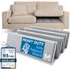 Meliusly Supporto resistente per cuscini cedenti (24 x 48), in legno rinforzato, per sedile cedente, supporto per divano profondo per sotto i cuscini, salvadanaio Loveseat Saver