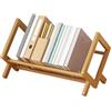 Generic Libreria da tavolo, scaffale per libri da tavolo, organizer da scrivania per libri e , libreria compatta da scrivania con design inclinabile, perfetta per dormitori e uffici domestici