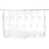 Blanc Mariclo - Mantovana bianca con lacci 150 x 45 cm