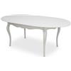 Mar.c.a. Design - Tavolo Ovale Allungabile da 160 a 210 cm in Stile Arte Povera - Tavolo in Legno Massello 160x110x78 cm - Made in Italy
