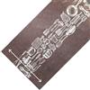 Olivo Tappeti OLIVO.shop - JOKE Tappeto cucina antiscivolo lavabile, tappeto in gomma antimacchia, passatoia cucina moderna, corsia disponibile su misura (DISHES, 50x90 cm)