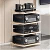 Nordivo Mobile Stereo Hi Fi Rack In Acrilico,Mobile Stereo A 3/4 Livelli Regolabili ,Scaffalature Audio-Video,Piccolo Mobiletto Stereo E Supporti Audio-Video Trasparente,Adatto Per Lettori Dvd(Transparent/bro