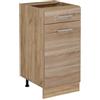 Vicco Mobiletto base per cucina R-Line, Sonoma, 40 cm