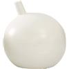GXBCS Vaso di Fiori Vasi Per Piante Creativo vaso panciuto rotondo bianco e nero piccolo dispositivo fiore bocca, centrotavola soggiorno nordico decorazione casa ornamento in ceramica GXBCS 928(Color:White,