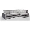 Robin Inspire Glen Divano angolare con funzione di letto cassetto per Biancheria grigioe grigio scuro angolo a destra 304 x 180 x 95