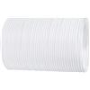 AYYDS Materiale intrecciato, diametro 3,5 - 4,1 mm, rotondo, in rattan sintetico, impermeabile, rotolo da 500 g = 75 m, materiale intrecciato per lavori a maglia, rattan fatto a mano (bianco)