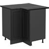 Vicco Mobile ad angolo cucina R-Line, Antracite country, 75.6 cm | Frontale in MDF · + Piano di lavoro · Piedini regolabili in altezza · 1 Ripiano · 1 Anta