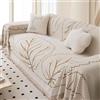 YSZBD Telo Copridivano 3/2/4/posti con Braccioli Divano Angolare Copridivano AntiGraffio Gatto Sofa Cover I/u Shape Coperta per Divano Bifacciale di Grande Formato(&3,180x300cm)