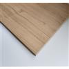 Generico Pannello Truciolare Nobilitato Rovere Cadiz Bordato su 4 lati mm 18 Varie Misure (1, cm. 90 x 60)