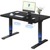 FLEXISPOT Scrivania Regolabile in Altezza Elettrica 120×80 cm con Doppio Motore, Piano Unico da 25 mm, Gambe Telescopiche a 3 Sezioni EC5 LITE