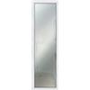 Vorreishop Lupia Specchio da Parete Shabby Chic 38x121 cm, specchiera per Camera da Letto, Soggiorno, Ingresso, Verticale o Orizzontale Bianco
