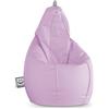 Happers Pouf Poltrona Sacco con Imbottitura per Sedersi Grande Puff per Bambini Adulti Morbido Puffo Bean Bag Chair Gigante per Salotto Lettura Lavanda XL