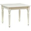 Biscottini Tavolo quadrato fisoo L90xPR90xH78 bianco - Tavolo cucina in legno massello Made in Italy - Tavolo da pranzo Bianco