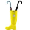 CR CERAMICA RAMBLEÑA Ceramica Rambleña Portaombrelli Stivale Decorato Giallo Modello 08 | Ceramica Amazon Originale | 30x14x46 cm