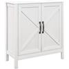 HOMCOM Mobile da cucina a buffet con 2 ante e ripiano regolabile in altezza, affascinante e moderno, 80L x 35D x 85H cm