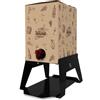 LISA Luxury IS an Attitude Porta Bag in Box per Vino,Olio Varie Misure e Colori (Nero)