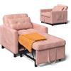 Xbro Poltrona Letto Singolo 3 in 1, Schienale Regolabile, Divano Relax Salvaspazio con Borsa Integrata per Appartamento/Camera da Letto