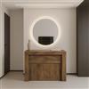 VE.CA.s.r.l. VE.CA - Tavolo Allungabile con 2 Panche, Made in Italy - Kit Karen Console Allungabile fino a 3 Metri, 14 Posti - Arredo Moderno da Sala da Pranzo, Salvaspazio (Legno Invecchiato, KIT)