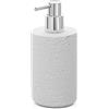 Inbagno Dispenser Sapone Effetto Pietra Bianco, 480 ml in Resina (Dispenser)