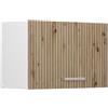 Vicco Pensile da cucina R-Line, Rovere artigianale, 60 cm | Anta con apertura verso l'alto · ✓ Sopra la cappa aspirante · Profondità - 31 cm · ✓ Liberamente combinabile · 1 Anta