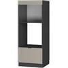 Vicco Mobile cucina microonde Fame-Line, GrigioBeige, 60 cm aperto, per la combinazione con altri moduli della serie Fame-Line