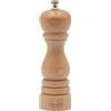 Bisetti Macina Pepe Modello Roma, Legno, Beige, 6 x 6 x 19 cm