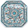SICILIA BEDDA CAPACI Piatto Ottagonale Ceramica Caltagirone, con Diverse opzioni Decoro - h 27 x 27 cm ca. (1Unità) MD2 - Decoro 2