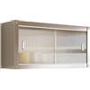 YSPZDQ Pensile Cucina a Parete con Ante Scorrevoli, Mobile Sospeso in Acciaio Inossidabile Facile da Pulire, Montaggio Semplice Max 25kg per Cucina, Soggiorno, Bagno, Garage(60 x 35 x 40cm)
