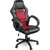 TRESKO® Sedia da ufficio Poltrona ufficio Versione Racing 14 diferente colores, braccioli imbottiti, inclinazione, sollevare SGS testato