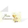 Gicaprice 60 Bigliettini Bomboniera Prima Comunione Personalizzati, con Stampa Omaggio, Pronti all'utilizzo (Modello 1)