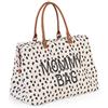 Childhome Borsa Fasciatoio MOMMY BAG Grande Leopardato Materassino Fasciatoio Incluso, 55 x 30 x 30 cm