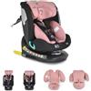 Cangaroo seggiolino auto i-Size Quill (40-150 cm) gruppo 0/1/2/3, Isofix, colorazione:rosa