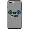 Fuggler Custodia per iPhone 7 Plus/8 Plus Fuggler Volpe Sospettosa Blu Originali Volpe Faccia