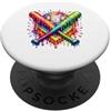 Baseball Drip for Boys Kids Ice Cream Dr Baseball Drip Ice Cream Abbigliamento Gioventù Drip Baseball Ragazzi Bambino PopSockets PopGrip Adesivo