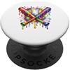 Baseball Drip for Boys Kids Ice Cream Dr Baseball Drip Ice Cream Abbigliamento Gioventù Drip Baseball Ragazzi Bambino PopSockets PopGrip Adesivo
