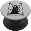 Demonique Tees and Ars Goetia Demon Gift Andromalius Guardiano gotico senza legami PopSockets PopGrip Adesivo