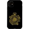 Vision time machine future time travel s Custodia per iPhone 11 Orologio da viaggio nel tempo
