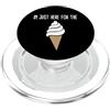 Ice Cream Party & Gelato Gifts Sono qui solo per il meme del gelato Cute Vanilla Soft Serve PopSockets PopGrip per MagSafe