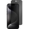 Just In Case | Pellicola proteggi schermo in vetro temperato per iPhone 15 Pro - 9H, filtro anti-spy, alta trasparenza, Case‑Friendly